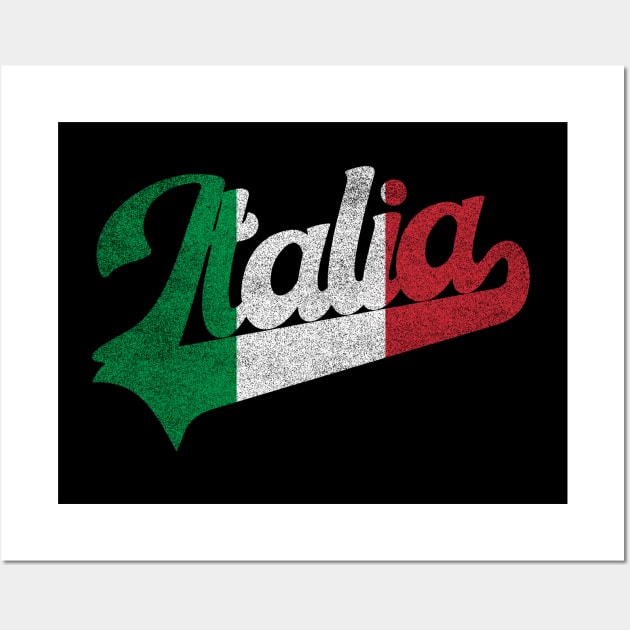 Italia Distressed Design Wall Art by darklordpug